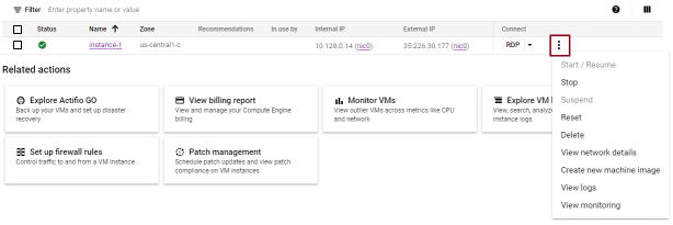 Edit vm network details